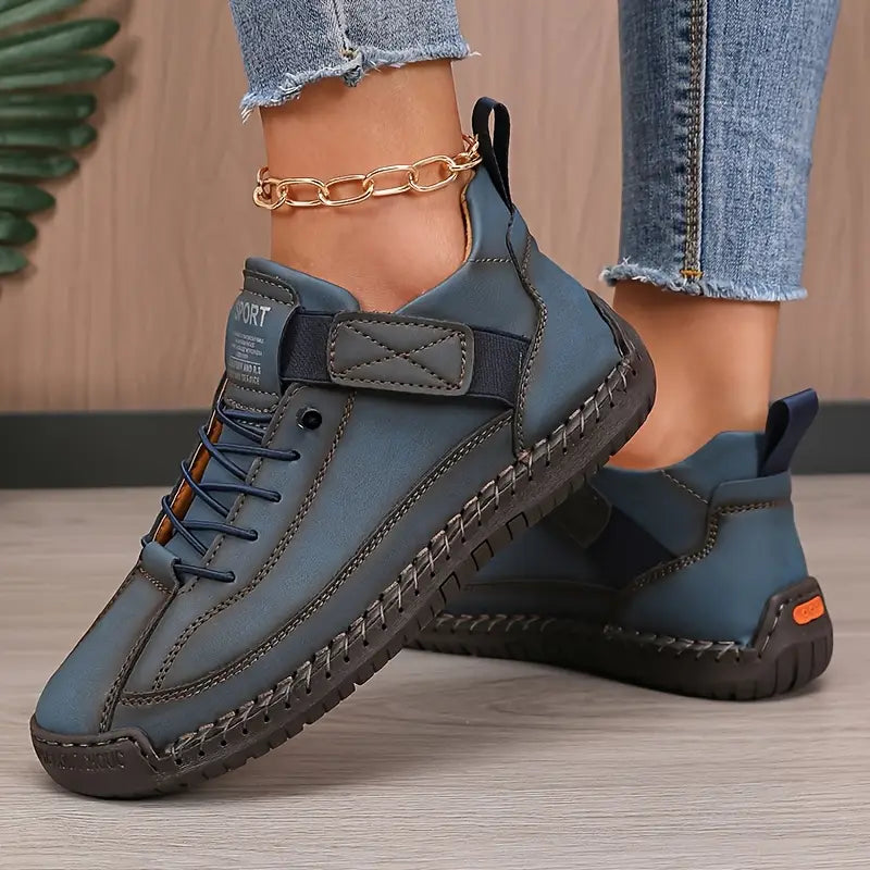 Women's Orthopedic Leather Trainers