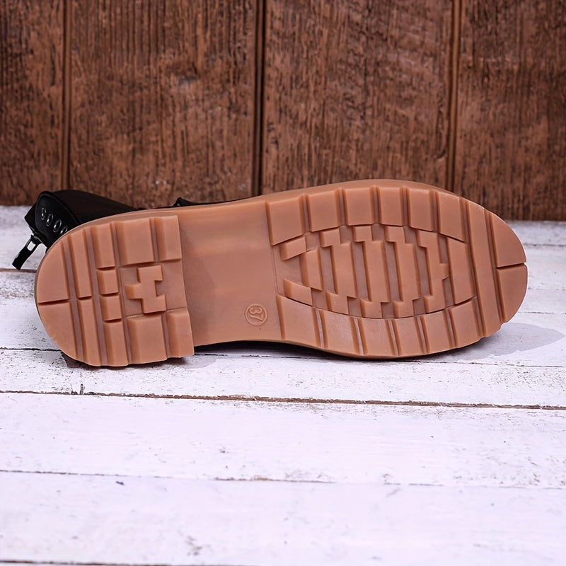 Women's Combat Lace-Up Ankle Boots