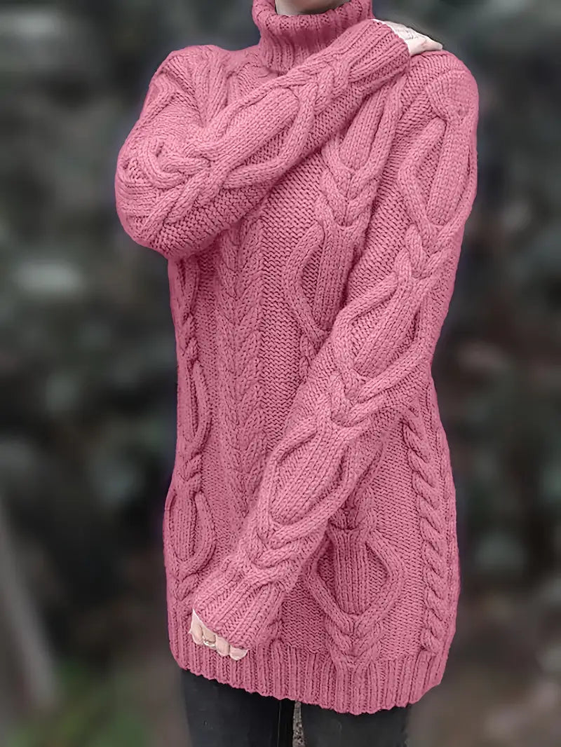Women's Oversized Cable Knit Jumper