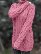 Women's Oversized Cable Knit Jumper