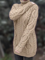 Women's Oversized Cable Knit Jumper