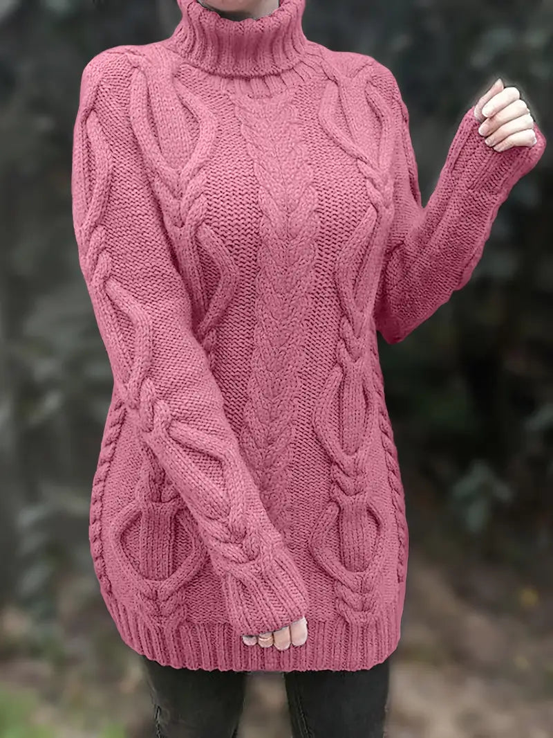 Women's Oversized Cable Knit Jumper