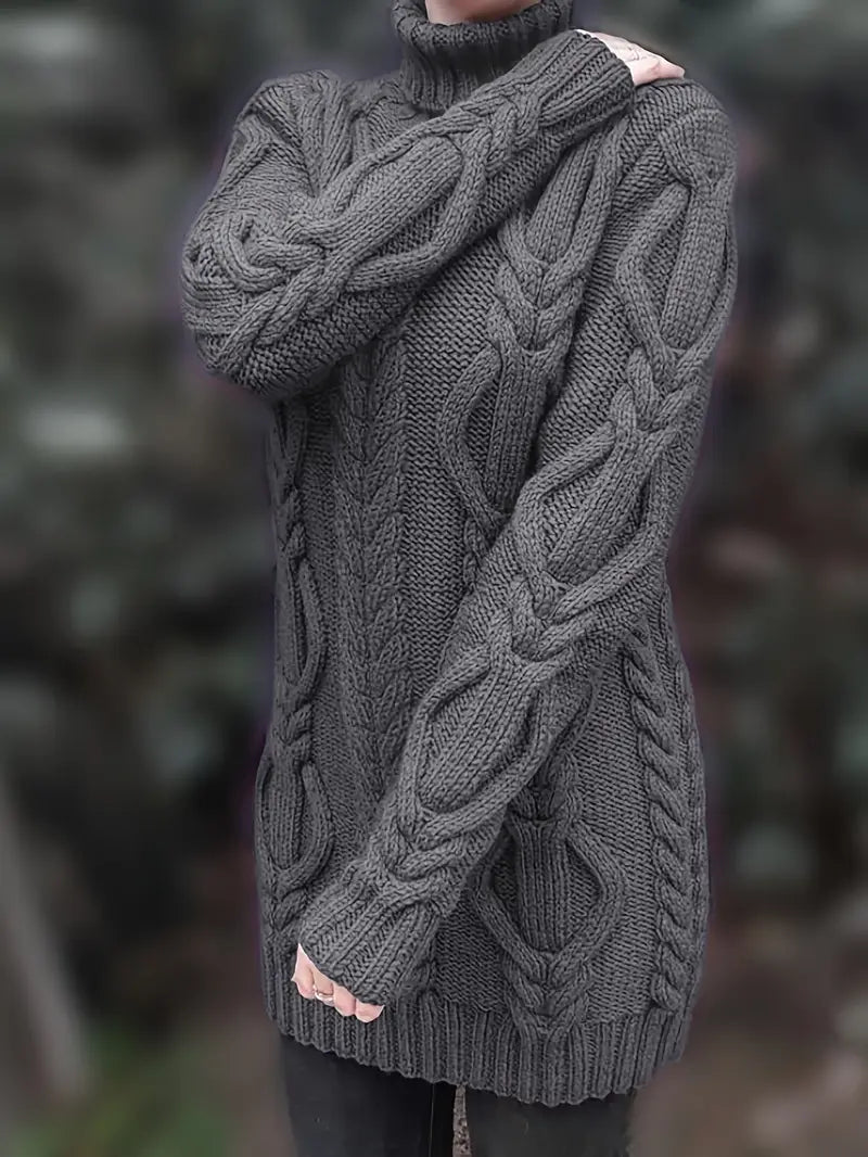 Women's Oversized Cable Knit Jumper