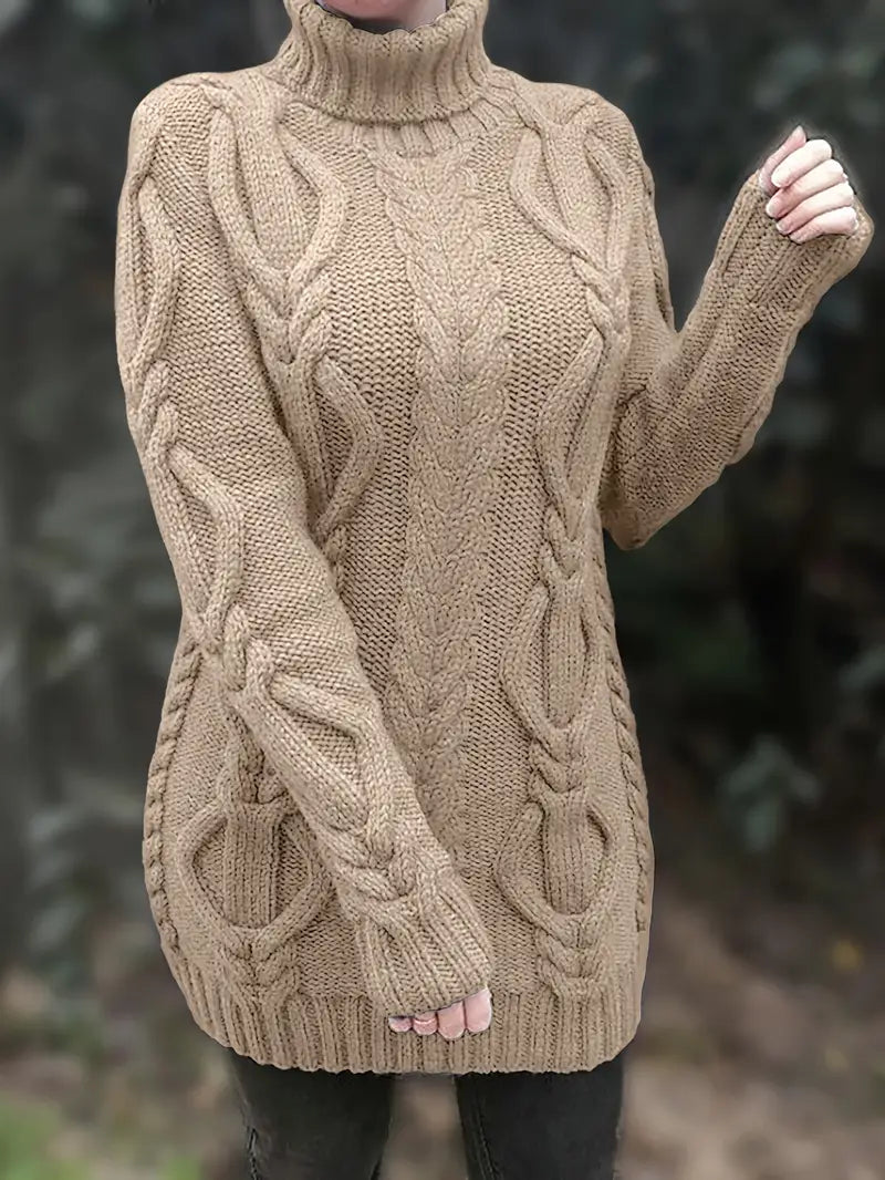 Women's Oversized Cable Knit Jumper