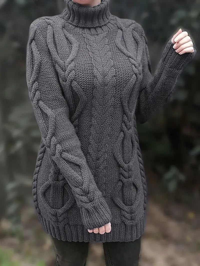 Women's Oversized Cable Knit Jumper