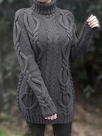 Women's Oversized Cable Knit Jumper