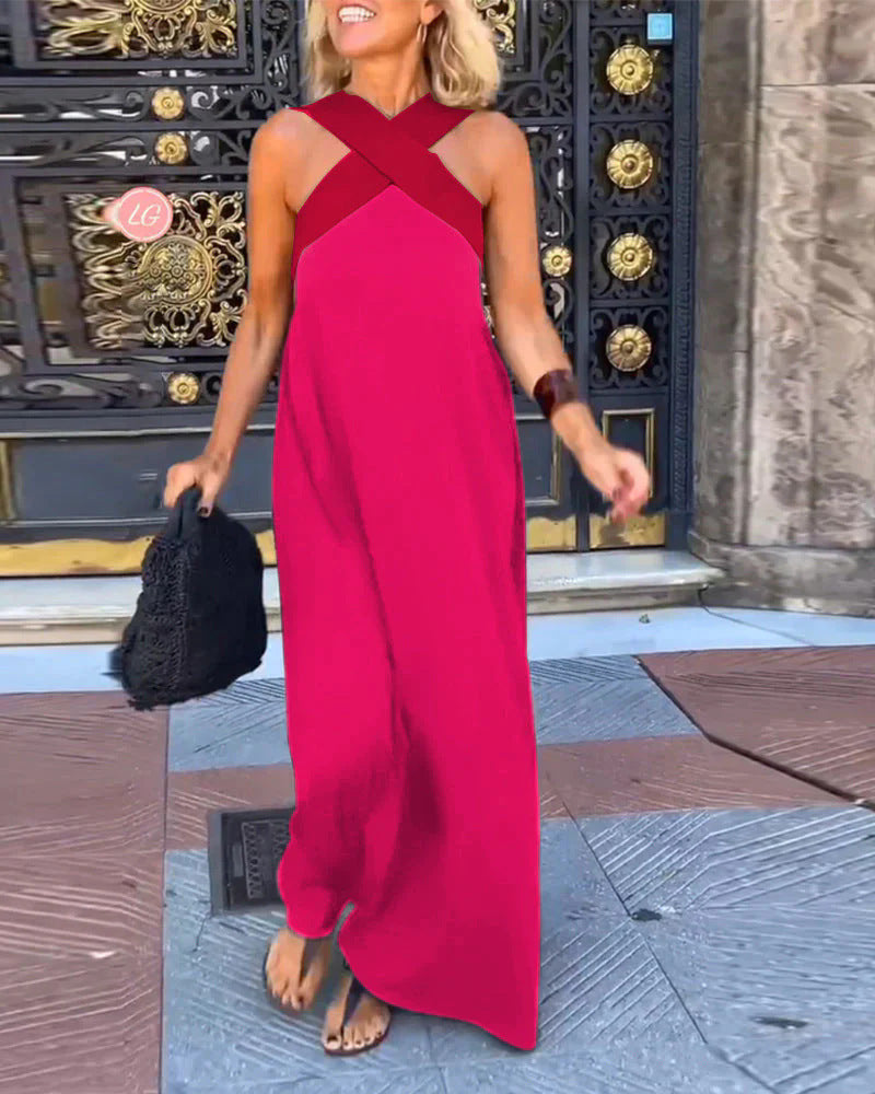 Women's Maxi Halter Dress