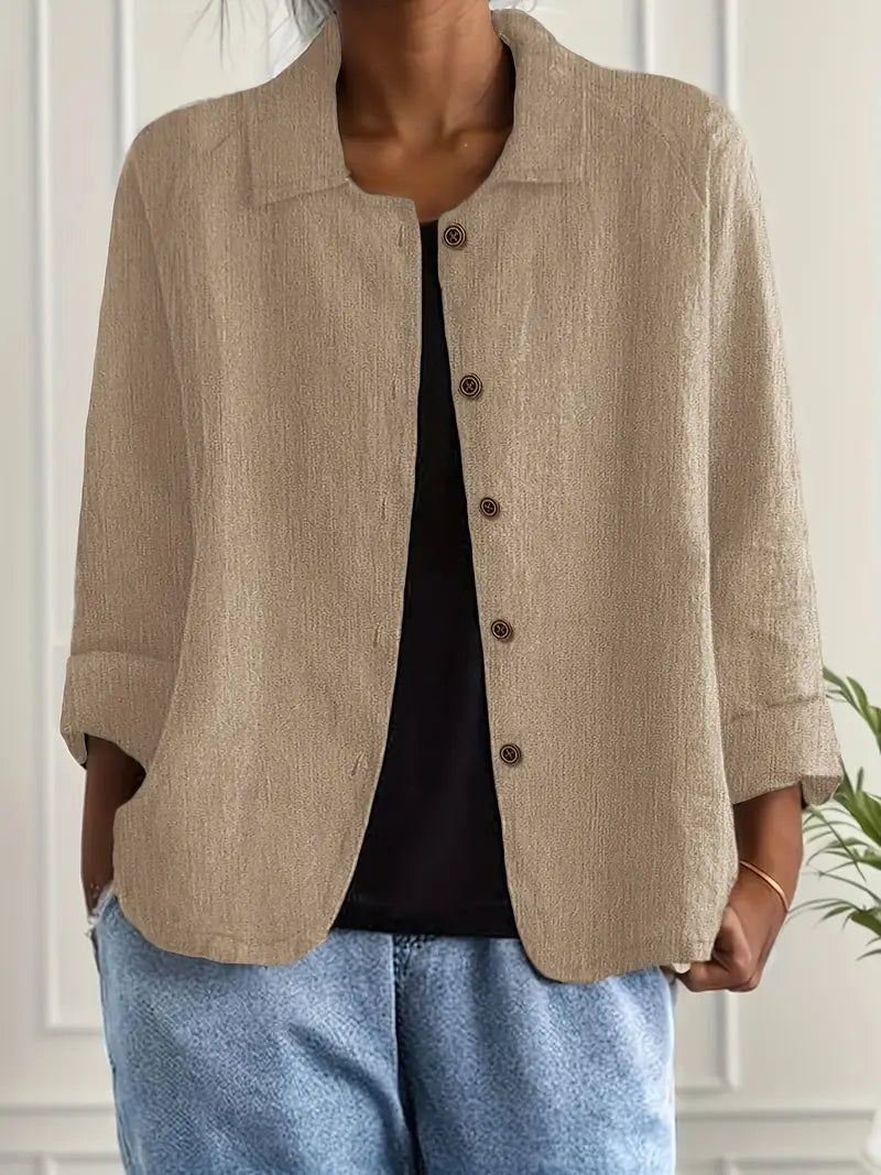 Women's Button-Front Summer Jacket