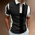 Men's Tailored Striped Polo Shirt