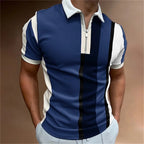 Men's Tailored Striped Polo Shirt