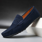 Men's Refined Suede Penny Loafers