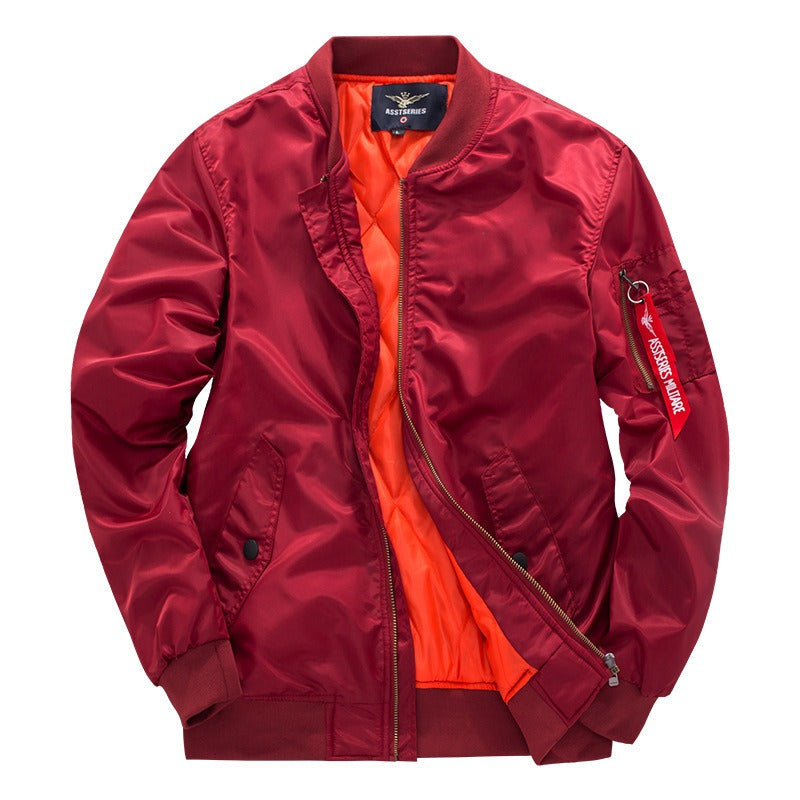 Men's Lightweight Casual Zip Bomber