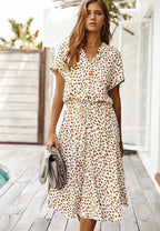 Women's Printed Midi Summer Dress