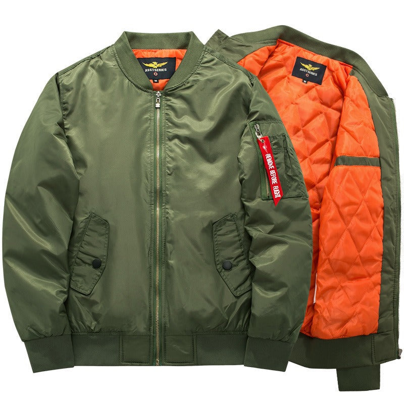 Men's Lightweight Casual Zip Bomber
