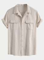 Men's Cuban Collar Summer Set