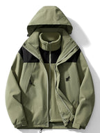 Men's 3 in 1 Hooded Winter Jacket