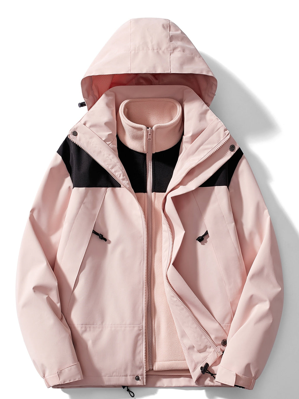 Men's 3 in 1 Hooded Winter Jacket