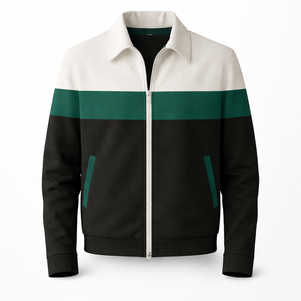 Men's Colourblock Panel Jacket