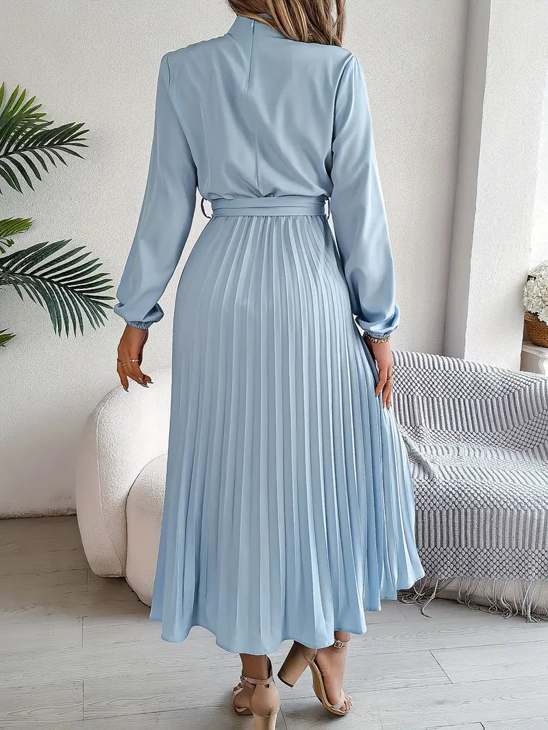 Women's Pleated Midi Dress