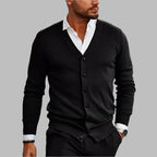Men's V Neck Button Cardigan