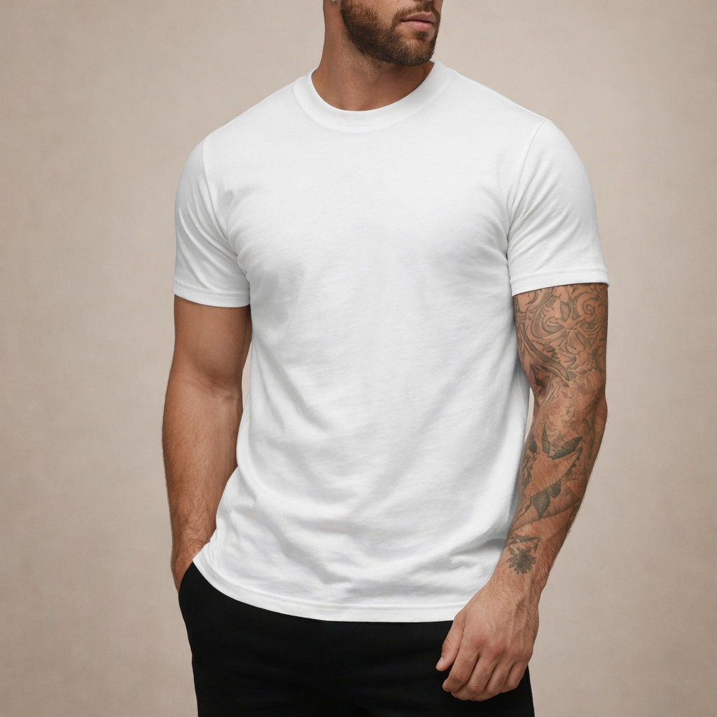 Men's Slim Fit Crew Neck T-Shirt