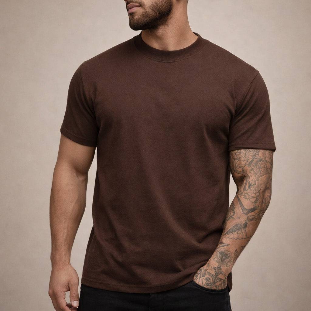 Men's Slim Fit Crew Neck T-Shirt