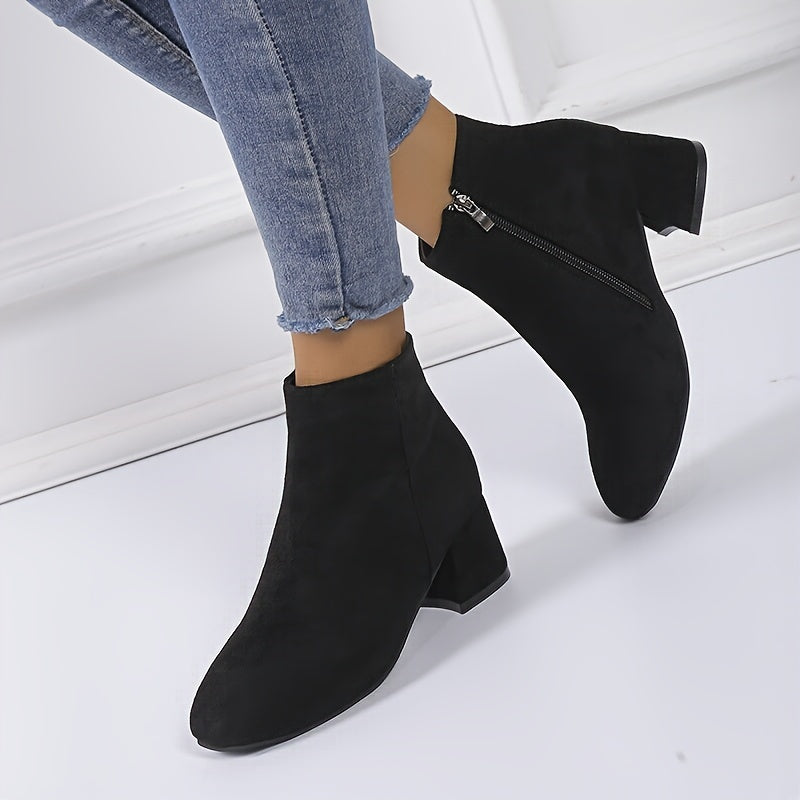 Women's Chelsea Block-Heel Ankle Boot
