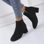Women's Chelsea Block-Heel Ankle Boot