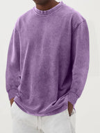 Men's Dropped Shoulder Crew Neck Jumper