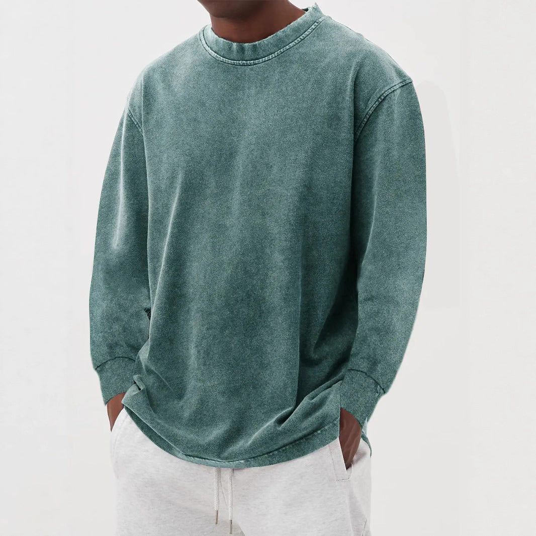 Men's Dropped Shoulder Crew Neck Jumper