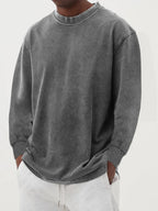 Men's Dropped Shoulder Crew Neck Jumper
