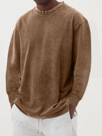 Men's Dropped Shoulder Crew Neck Jumper
