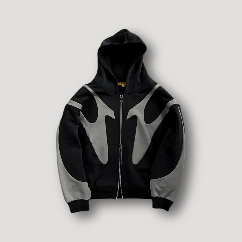 Men's Printed Zip Hoodie