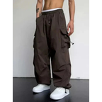 Men's Relaxed Wide-Leg Trousers