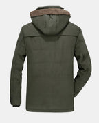 Men's Hooded Insulated Overcoat