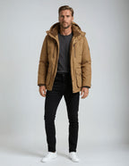 Men's Hooded Insulated Overcoat