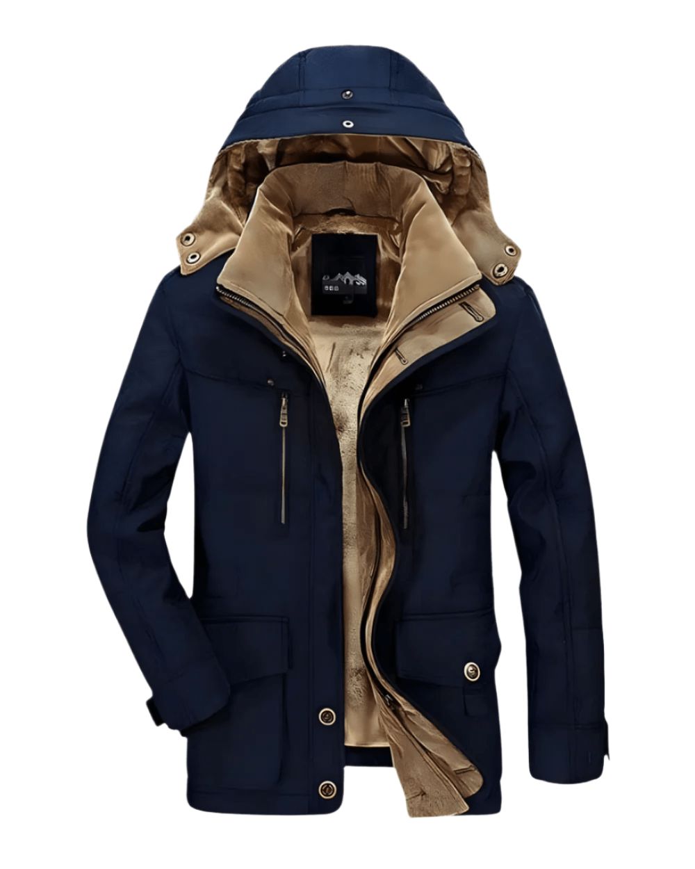 Men's Hooded Insulated Overcoat