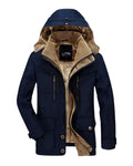 Men's Hooded Insulated Overcoat