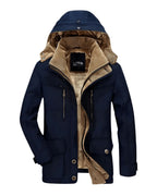 Men's Hooded Insulated Overcoat