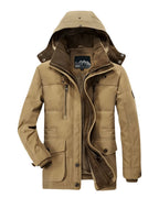 Men's Hooded Insulated Overcoat