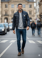 Men's Quilted Lightweight City Jacket