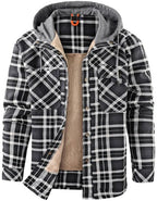 Men's Relaxed Fleece Lined Hooded Jacket