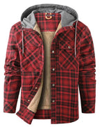 Men's Relaxed Fleece Lined Hooded Jacket