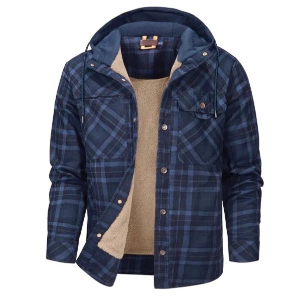 Men's Relaxed Fleece Lined Hooded Jacket