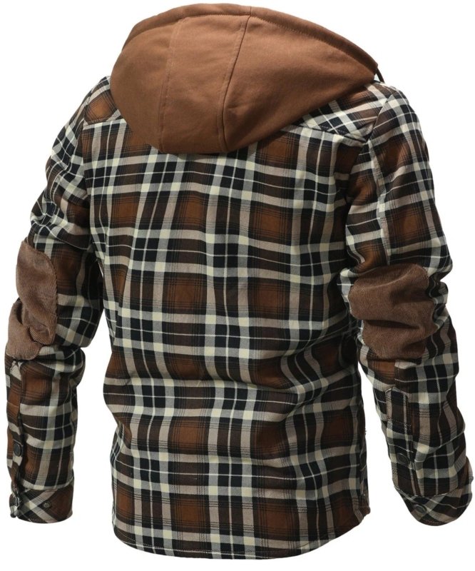 Men's Relaxed Fleece Lined Hooded Jacket