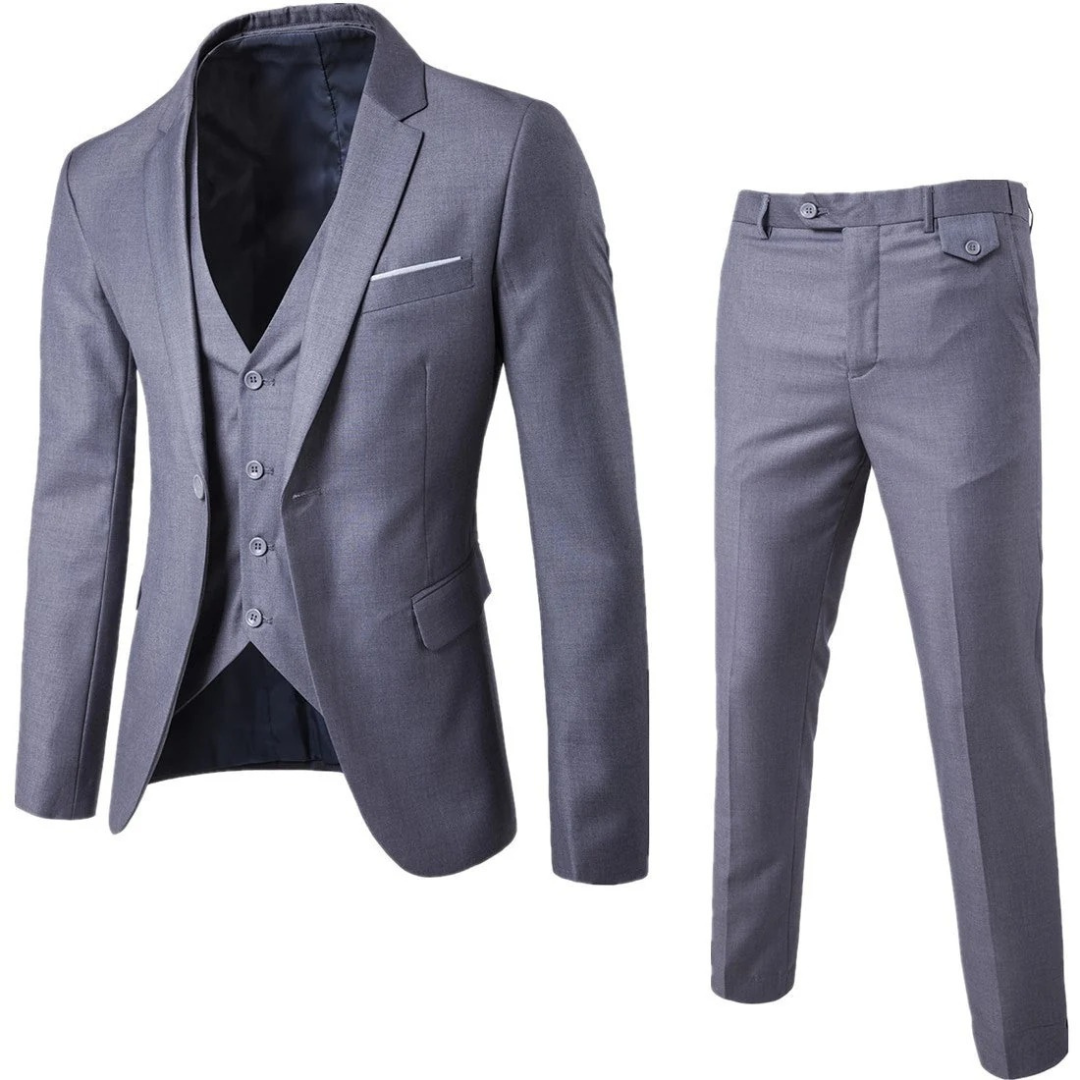Men's Classic Three-Piece Suit