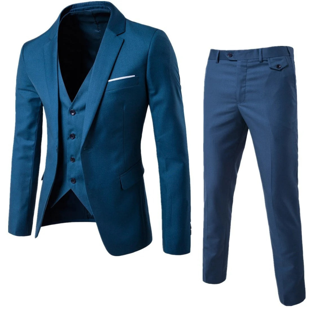 Men's Classic Three-Piece Suit