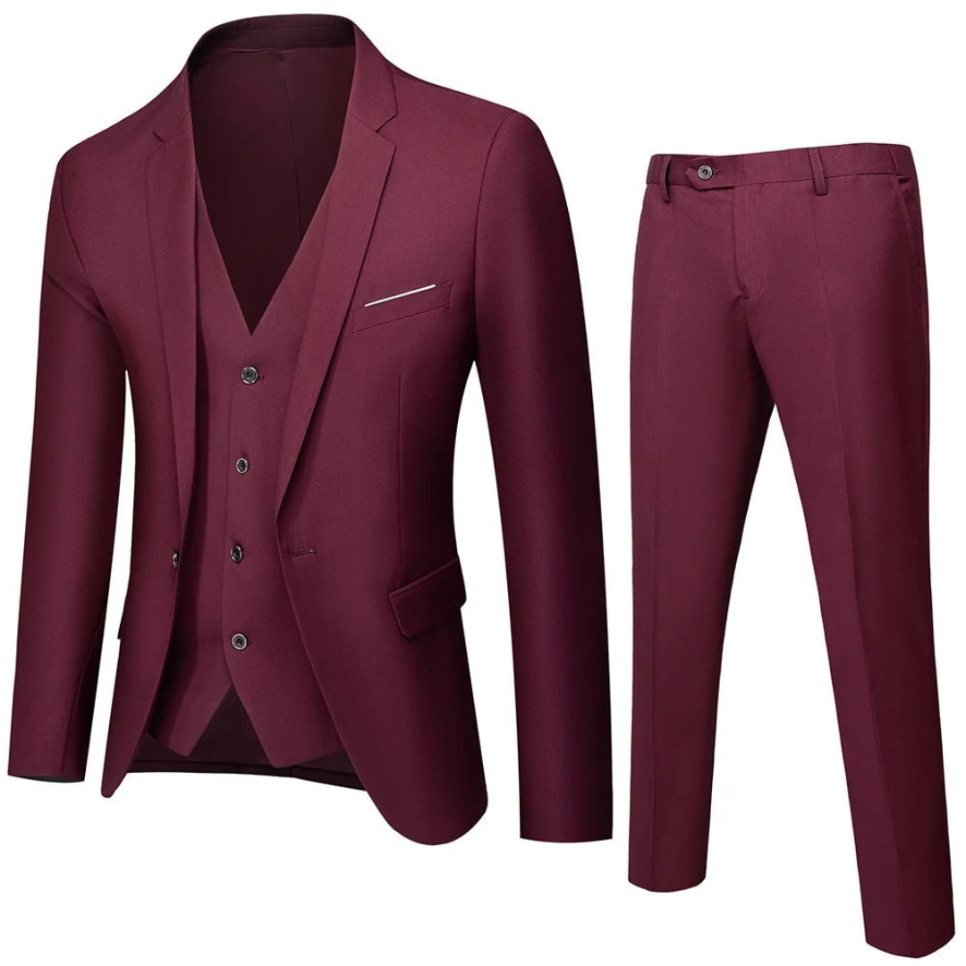 Men's Classic Three-Piece Suit