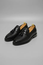 Men's Tassel Woven Leather Loafers