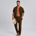 Men's Textured Co Ord Summer Set